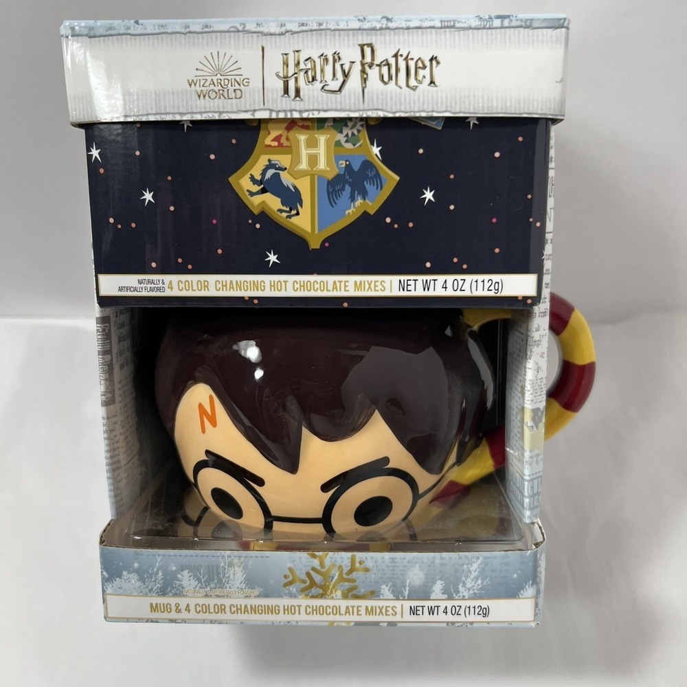 Harry Potter Mug With 4 Color Changing Hot Chocolate‎ Mixes